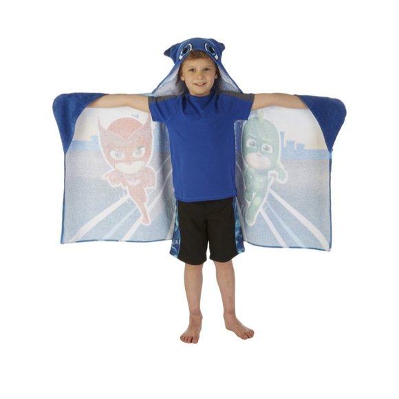 PJ MASK Kids Catboy Hooded Bath Towel - Picture 6 of 10